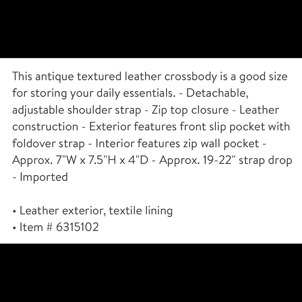 ❌❌SOLD❌❌New w/tags Frye Mini Crossbody - Picture 9 of 9